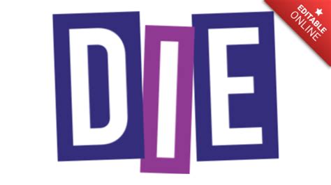 Die | Text Effect Generator | TextStudio