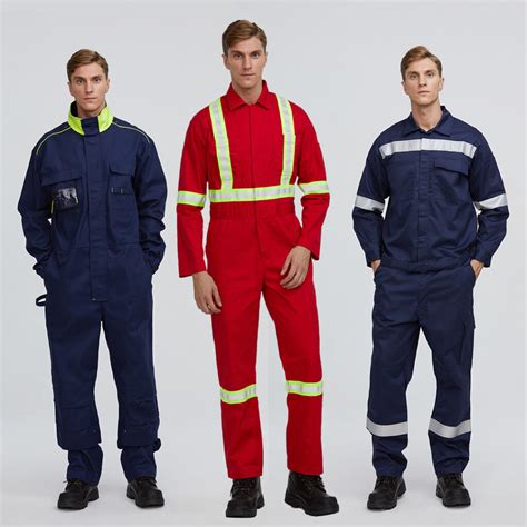 100% Cotton Safety Flame Retardant Electrician Coverall With Reflective Tape