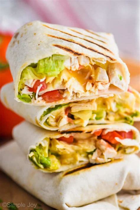 Chicken Wrap - Simple Joy