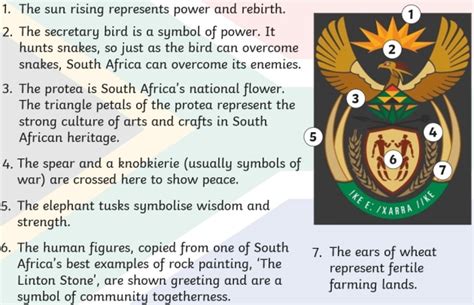 National Coat Of Arms Symbols | South Africa | Information