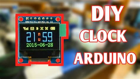 Arduino OLED Clock using DS1307 ic | Arduino OLED clock project - YouTube