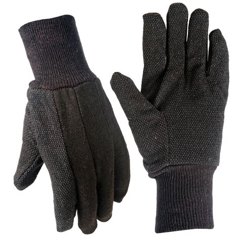 Grease Monkey Large Brown Cotton Jersey Glove (3-Pair)-25538-48 - The ...