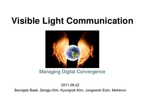 Visible Light Communication