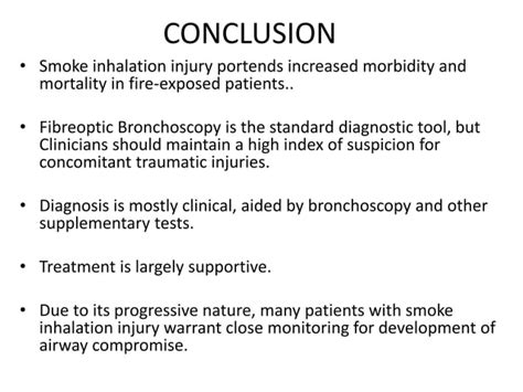 Inhalational burns injury