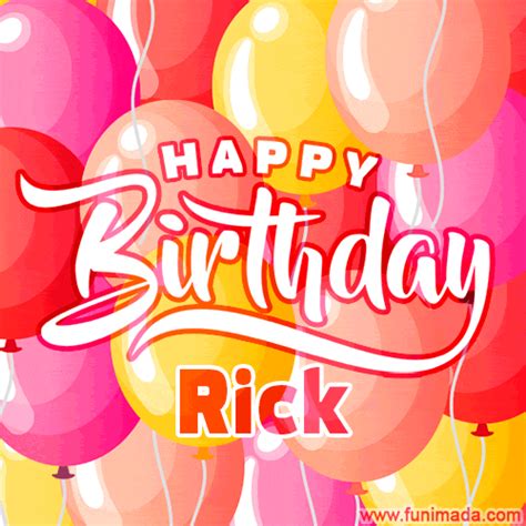 Happy Birthday Rick GIFs - Download on Funimada.com