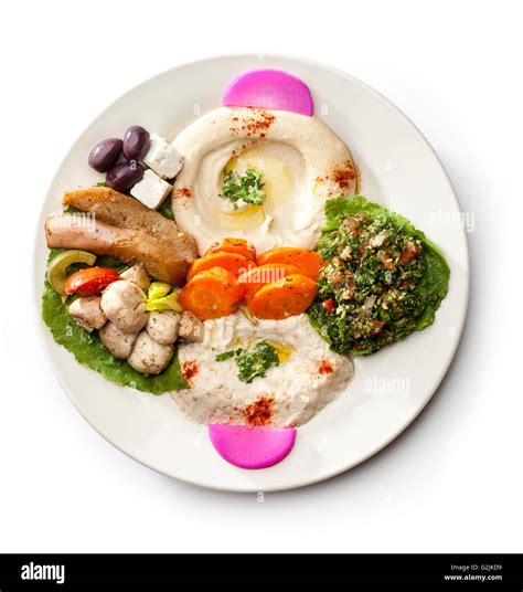 Mediterranean Food Platter Stock Photo - Alamy