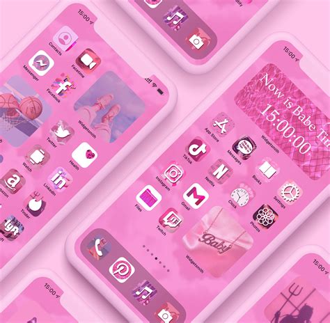 Aesthetic Pink Photos App Icon