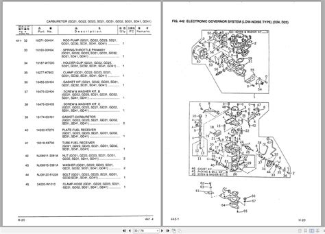 Komatsu Forklift Truck FG30-11 Gasoline Engine Parts Manual PGBH200-01 | Auto Repair Manual ...