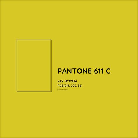 About PANTONE 611 C Color - Color codes, similar colors and paints ...