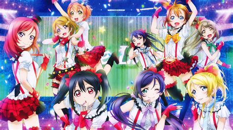 Love Live! Anime HD Wallpaper with Umi Sonoda and Friends