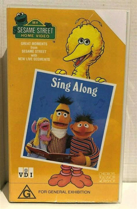 SESAME STREET ~ SING ALONG ~ PAL VHS VIDEO | eBay