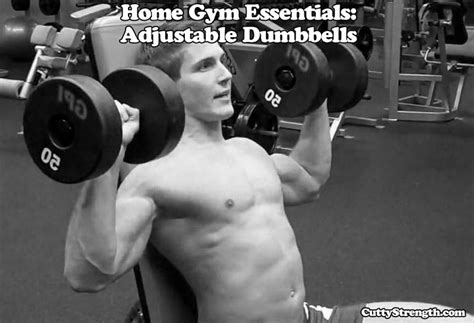 Home Gym Essentials: Adjustable Dumbbells