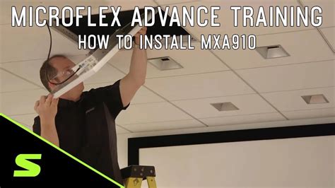 Microflex Advance Training: How to Install MXA910 Ceiling Array | Shure ...