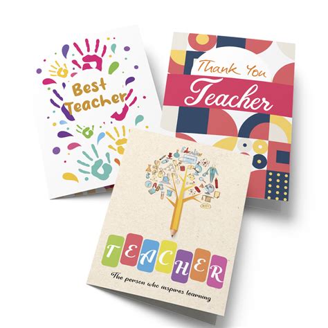 Teacher & LSE Appreciation Cards Templates - Optima