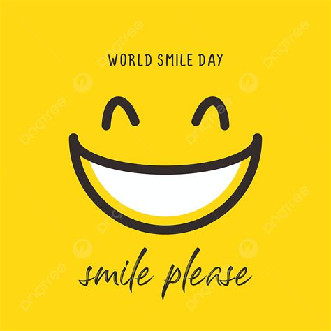 World Smile Day Vector Design Images, Happy World Smile Day Banner Vector Illustration Greeting ...