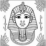Ancient Egyptian Pharaoh Coloring Page 30514 24595 sketch template