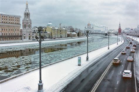 The Moskva River In Winter #3 Photograph by Margarita Buslaeva | Fine ...