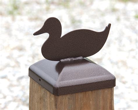 Duck post Cap for 6x6 Wood Fence Post Decorative Duck Post - Etsy.de