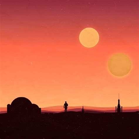 Binary Sunset | Star Wars Mural