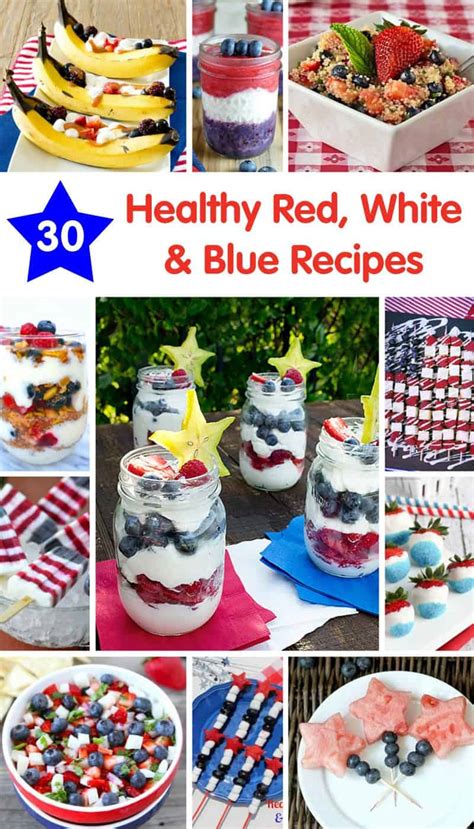 30 Healthy Red, White & Blue Recipes | Healthy Family Project