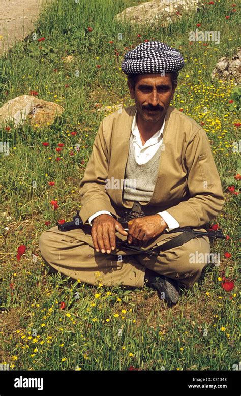 Kurdish men in traditional costume in Barzan, Iraqi Kurdistan from ...