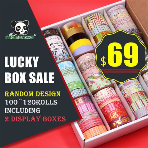 lucky-box. Custom and stock washi tape manufacturer-washitape.com.cn