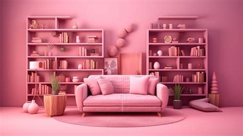 Viewing Room Pink In Isometric View A 3d Rendering Backgrounds | JPG ...