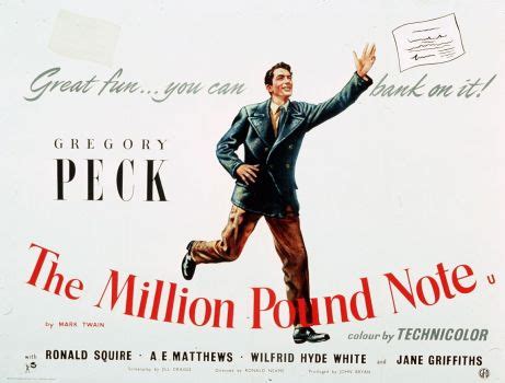 Solve THE MILLION POUND NOTE - 1954 POSTER - GREGORY PECK jigsaw puzzle ...