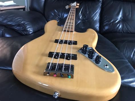 Fender Squier Jazz 4 string Bass -mods Inc hi mass tuner, plays wow! | in Ashton-under-Lyne ...