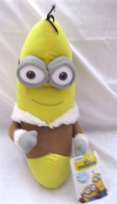 Disney 10" Despicable Me 2 Minions Banana Eskimo Soft Stuffed Toy-Brand ...