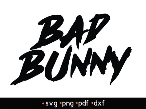 Bad Bunny Svg, Yo Perreo Sola Svg, Bad Bunny Logo Svg, El Conejo Malo ...