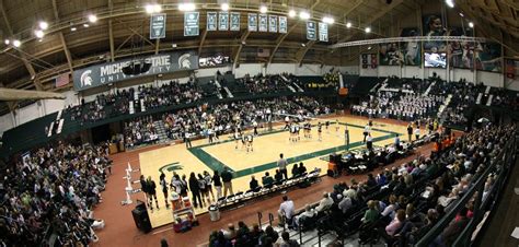 Michigan State Official Athletic Site - Facilities - Jenison Field House - Volleyball (With ...