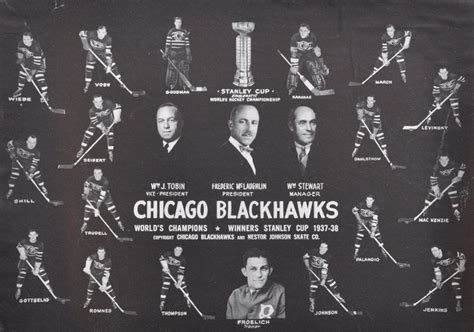 Chicago Black Hawks - Stanley Cup Champions 1938 | HockeyGods