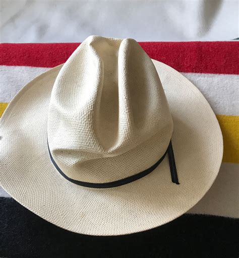 Hamley and Company Pendleton Oregon USA Made Panama Hat 7 5/8 - Etsy