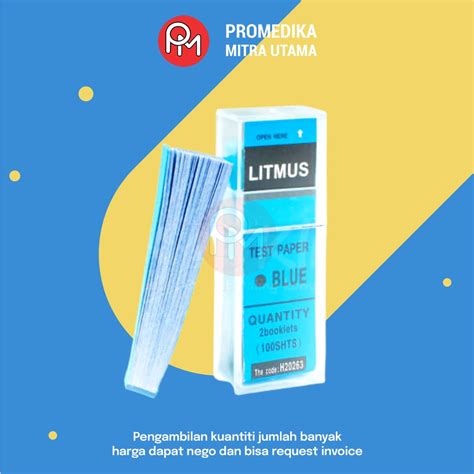 Jual Kertas Lakmus Biru / Litmus Paper Blue | Shopee Indonesia