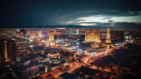 Aerial View From Las Vegas At Night Background, Picture Of Las Vegas ...