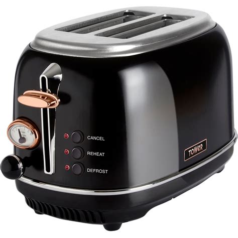 Tower AOBUNDLE005 Kettle and Toaster Set Black / Rose Gold | eBay