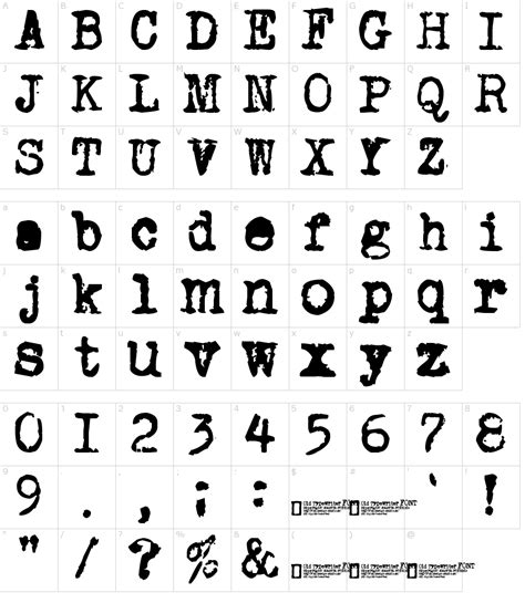 Old Typewriter Font Download