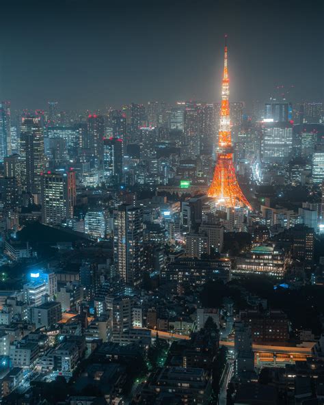 Tokyo Tower at night (OC) : r/japanpics