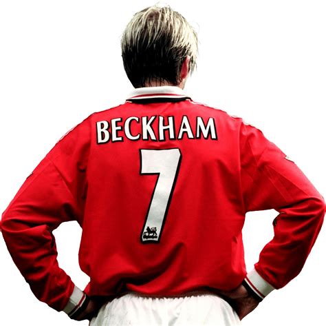 David Beckham Manchester United football render - FootyRenders