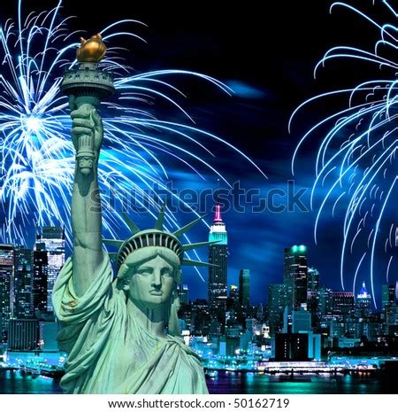 Statue Of Liberty Fireworks Stock Photos, Images, & Pictures | Shutterstock