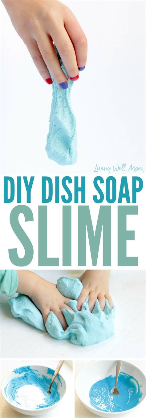 Fluffy Dish Soap Slime: Completely Borax Free!