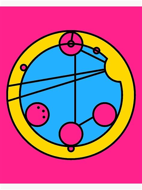 "Pansexual in Circular Gallifreyan in Pansexual Flag Colors" Photographic Print for Sale by ...