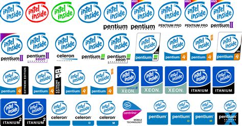 Intel Stickers (1993-2005) by BraydenNohaiDeviant on DeviantArt