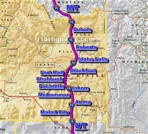 Idaho Road Condition Map | Dakota Map