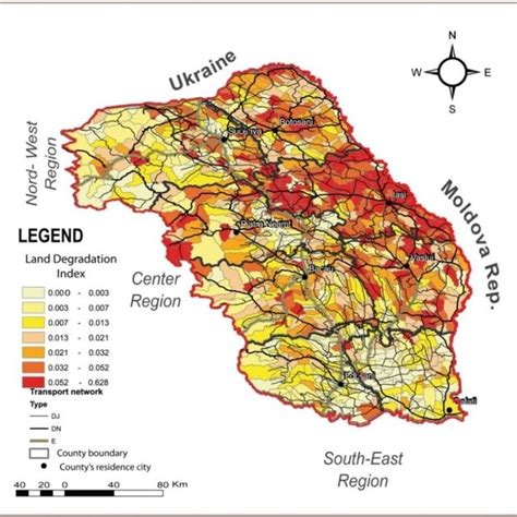 Land Degradation Index (LDI) (Data source: INS) | Download Scientific Diagram