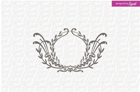 Floral Wedding Monogram ~ Logo Templates ~ Creative Market