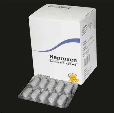 Naproxen Tablets BP 550mg at Rs 500/box | Andheri East | Palghar | ID: 12737104362