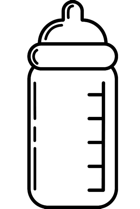 Baby Bottle coloring page - ColouringPages