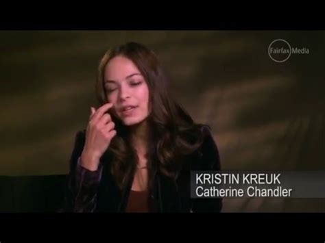 Kristin Kreuk Interview 2013 - YouTube